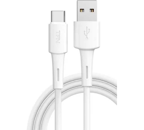 Кабель TFN TypeC 1.2m white TFN-CUSBC12MWH