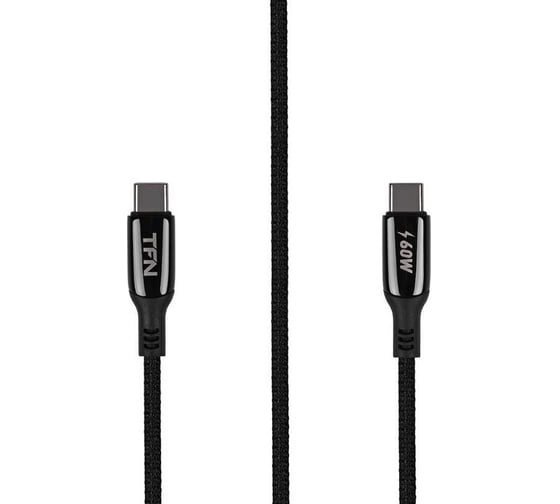 Кабель TFN TypeC-TypeC blaze 60W 1.2m bk TFN-C-BLZ-CC1M-BK 1