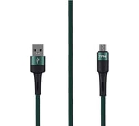 Кабель TFN microUSB Envy 1.2m нейлон grn TFN-C-ENV-MIC1MGRN