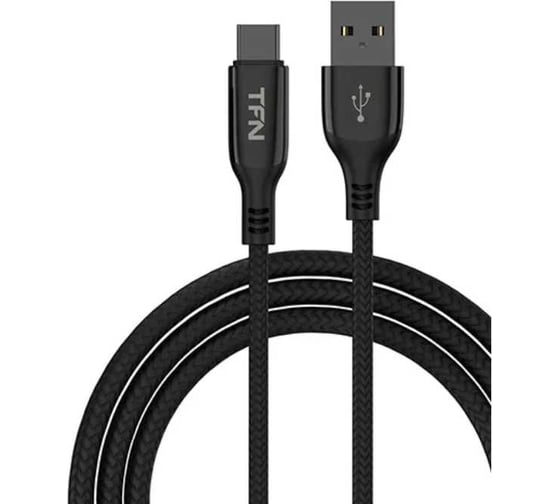 Кабель TFN TypeC blaze 1.2m black TFN-C-BLZ-AC1M-BK