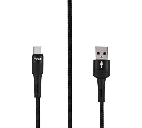 Кабель TFN TypeC Envy 1.2m нейлон black TFN-C-ENV-AC1MBK 1