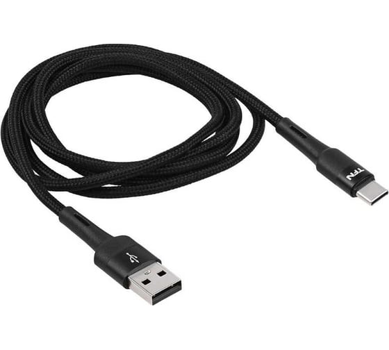 Кабель TFN TypeC Envy 1.2m нейлон black TFN-C-ENV-AC1MBK