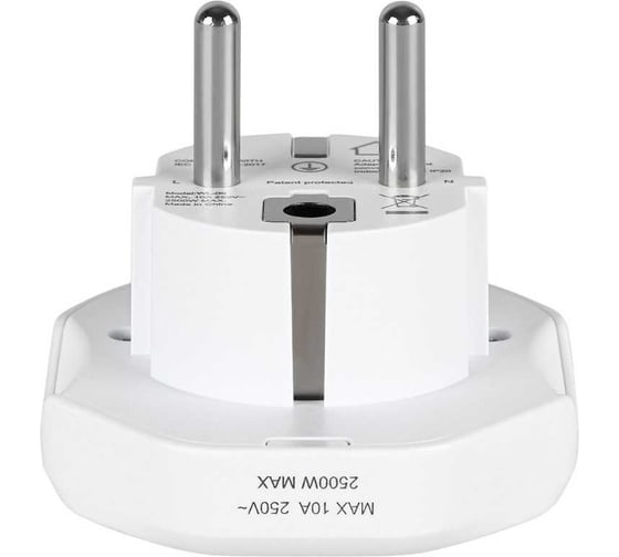 Сетевой переходник TFN 10А 2500Вт white TFN-AD-UNIVERSAL