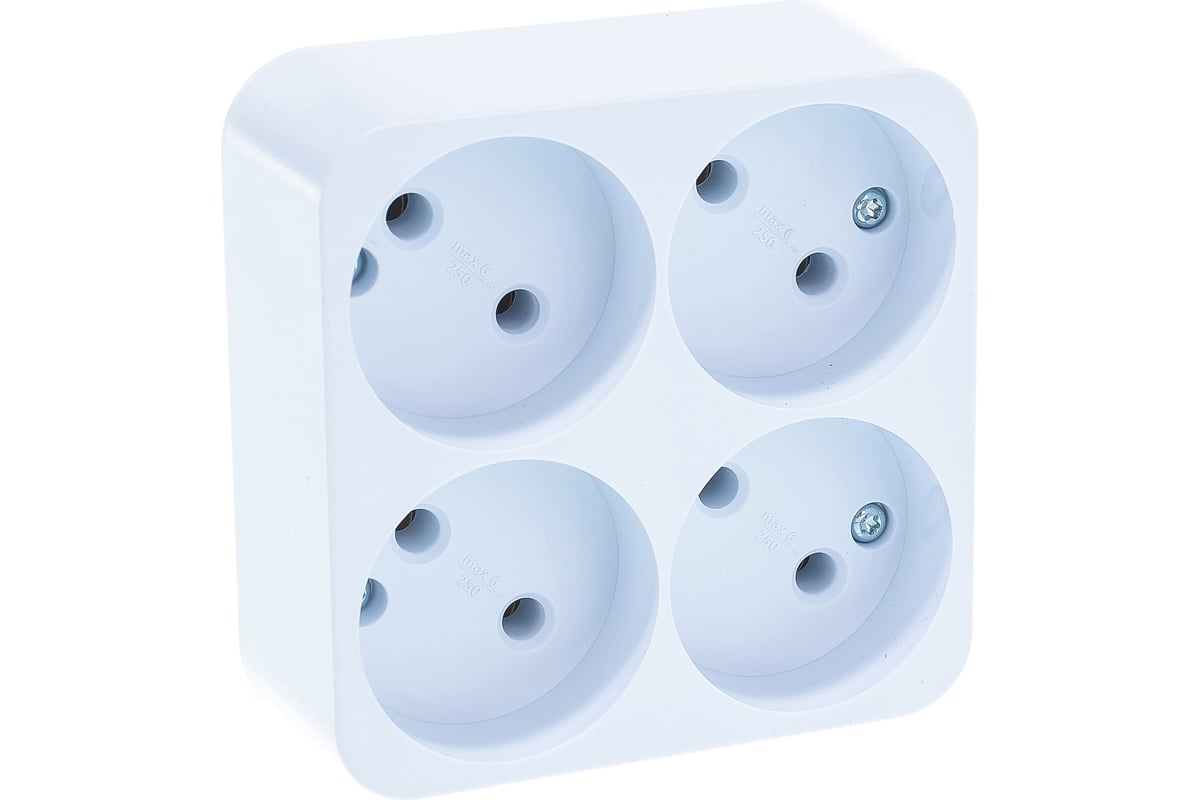 Электрический разветвитель ФОТОН четверник АМ 6-4, 6А 12325 - выгодная ...