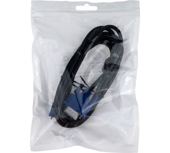 Кабель vCablexpert ga pro, 1.8м, 15m/15m, экран, ферритовые кольца, пакет, CC-PVGA-1.8M