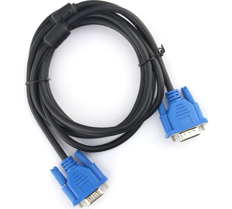 Кабель Cablexpert vga pro, 3.0м, 15m/15m, экран, ферритовые кольца, пакет, CC-PVGA-3M