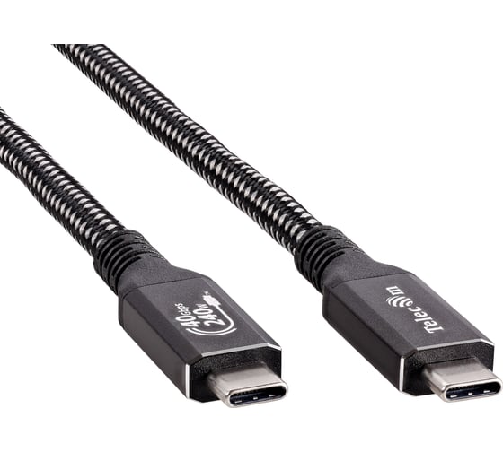 Кабель Telecom usb4 type cm/cm 8k 30hz 40gbps pd 240w медь 2m TUS840-2M