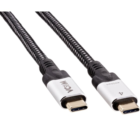 Кабель usb4 VCOM type c m - type c m 5k 60hz 8k 30hz 40gbps pd 240w 1.5m CU560-1.5M