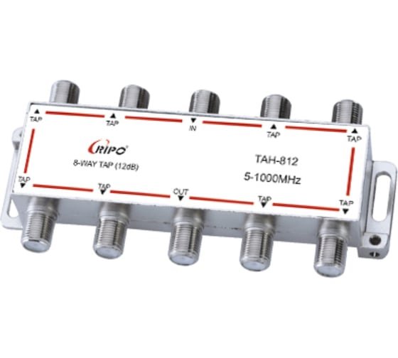 Ответвитель Ripo тан 812f (8x12db,5-1000мнz) 005-400150 1