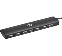 Разветвитель DIGMA USB-C HUB-7U2.0-UC-B 7порт. черный 1088656 29865488