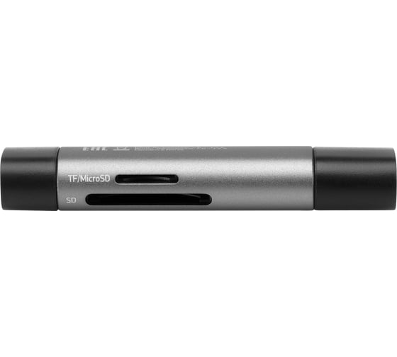 Устройство чтения карт памяти DIGMA USB 2.0/Type C CR-СU2520-G серый 1400323