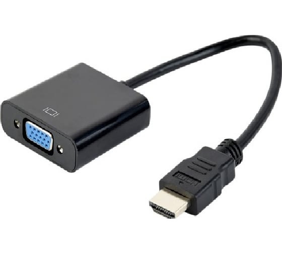 Адаптер Filum FL-A-HM-VGAF-mjack-0.15M 0.15 м., разъемы: HDMI A male-VGA female-mini jack female, пакет, 00-00894150