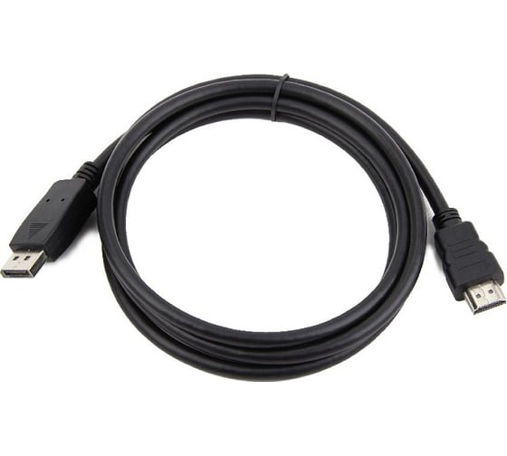 Интерфейсный кабель Filum 1 м, медь, 1920x1080, черный, разъемы: display port male- hdmi a male, пакет FL-C-DPM-HM-1M