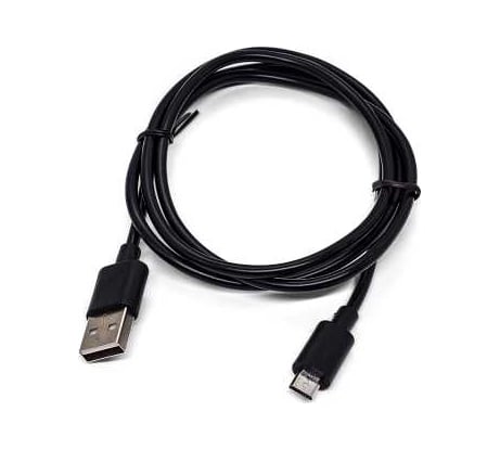 Интерфейсный кабель Filum 1 м, usb 2,0, черный, 2a, разъемы: usb a male- usb micro b male, FL-C-U2-AM-microBM-1M