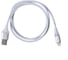 Кабель интерфейсный,, FL-CPro-U2-AM-LM-1M-L1, USB 2.0, 1 м., 2 А, индикатор заряда, разъемы: USB A male - Lightning male Filum 00-00956490 5