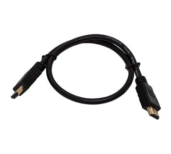 Кабель Filum HDMI 0,5 м, ver,2,0b, медь, черный, разъемы: hdmi a male-hdmi a male, пакет FL-C-HM-HM-0.5M