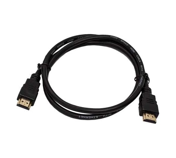 Кабель Filum HDMI 1 м, ver,2,0b, медь, черный, разъемы: hdmi a male-hdmi a male, пакет FL-C-HM-HM-1M