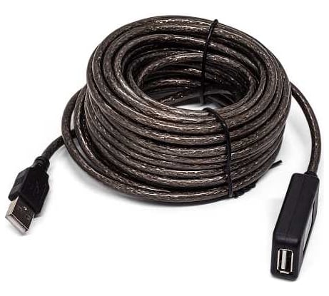 Интерфейсный кабель Filum usb 2,0 10 м, usb 2,0, черный, разъемы: usb a male-usb a female, пакет FL-C-U2-AM-AF-10M