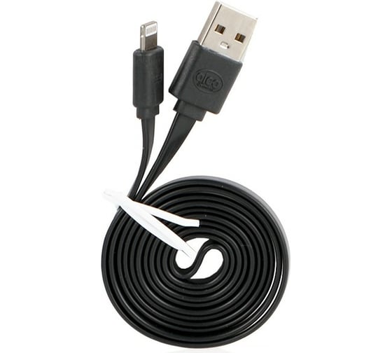 Кабель Alca Lightning USB 2.0 черный 510710 1