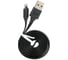 Кабель Alca Lightning USB 2.0 черный 510710 1