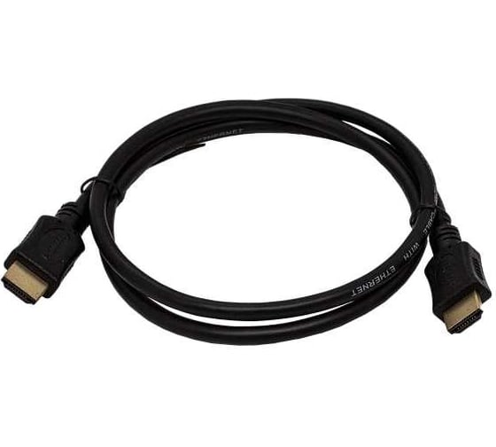 Кабель Filum HDMI 1 м,, ver,1,4b, ccs, черный, разъемы: hdmi a male-hdmi a male, пакет FL-CL-HM-HM-1M