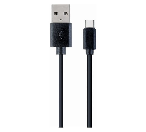 Интерфейсный кабель Filum usb 2,0 1,8 м, usb 2,0 pro, черный, 2a, разъемы: usb a male- usb type с male, пакет FL-CPro-U2-AM-CM-1,8M