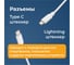 Кабель USB 2.0 FL-C-U2-CM-LM-1M-W, 1 м., белый, 3 А, разъемы: USB Type С male - Lightning male, пакет. Filum 00-00894185 6