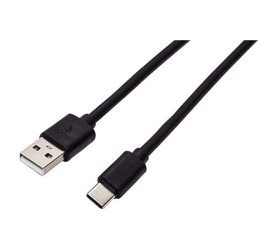 Интерфейсный кабель Filum usb 2,0 1 м, usb 2,0 pro, черный, 2a, разъемы: usb a male- usb type с male, пакет FL-CPro-U2-AM-CM-1M 1