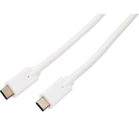 Интерфейсный кабель Filum usb 3,1 1 м, usb 3,1, белый, 3a, разъемы: usb a type-c - usb type-c, пакет FL-C-U31-CM-CM-1M