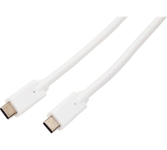Интерфейсный кабель Filum usb 3,1 1 м, usb 3,1, белый, 3a, разъемы: usb a type-c - usb type-c, пакет FL-C-U31-CM-CM-1M 1