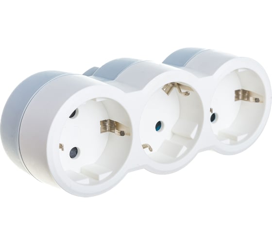 Многорозеточный блок Legrand3 x 2К+3 серия Элиум с кронштейном для крепления к стене 16 А гориз. подключение белый 050656