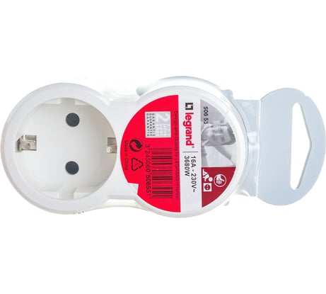 Переносная розетка Legrand 2x2P+E 50655