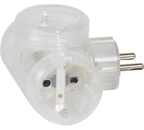 Многорозеточный блок Legrand3 x 2К+3 серия Элиум 16 А -горизонтальное подключение прозрачный 050663