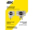 Тройник IEK STANDARD Т-01/03 3 места с заземлением 16А прозрачный 050663 4