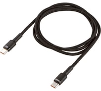 Кабель SKYWAY type-c - type-c, 60w, в мягкой оплетке, черный, 1м S09603015
