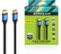 Видео кабель HDMI-HDMI Ergolux Elx-vc01-hdmi (4к, 60гц, 2м, pvc+металл, черный, коробка) 15299 1