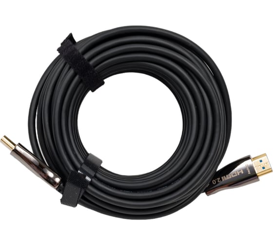Волоконно-оптический кабель Filum активный, оптический, 10 м, 4k/60hz, hdmi v,2,0, arc, 19m/19m, черный, коробка FL-AOC-HDMI2.0-10M
