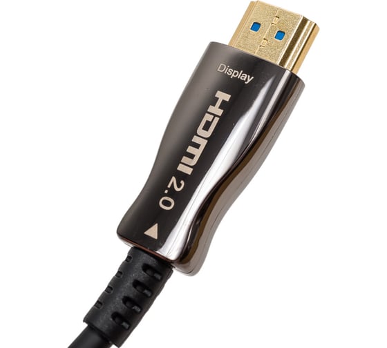 Волоконно-оптический кабель Filum активный, оптический, 10 м, 4k/60hz, hdmi v,2,0, arc, 19m/19m, черный, коробка FL-AOC-HDMI2.0-10M