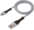 Кабель SKYWAY usb - micro usb, 10w, в мягкой оплетке, серый, 1м S09602009 1