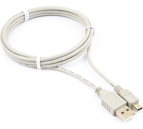 Кабель Gembird USB 2.0, AM/miniBM 5P, 1.8м, пакет CC-USB2-AM5P-6