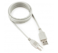 Кабель Gembird USB 2.0  AM/BM, 1.8м, серый, пакет CC-USB2-AMBM-6