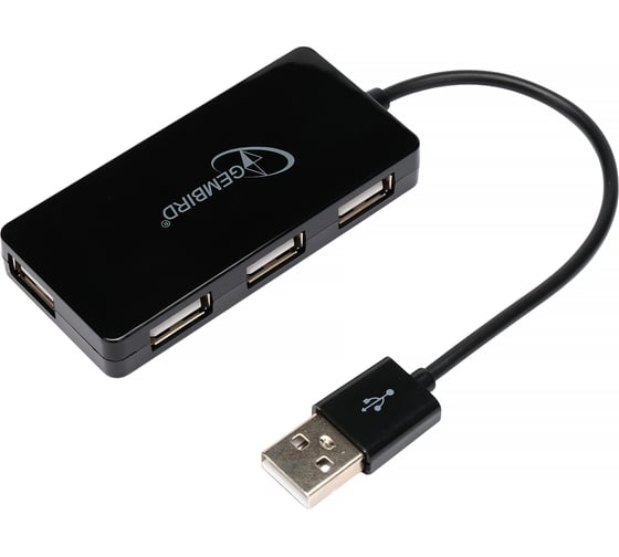 Концентратор Gembird USB 2.0, 4 порта, блистер UHB-U2P4-03