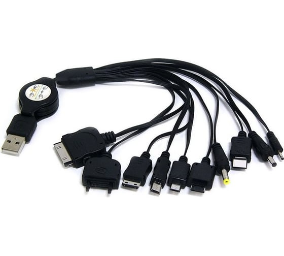 USB-адаптер Gembird с рулеткой для зарядки мобильных телефонов, включая iPhone и iPad A-USBTO11B 1