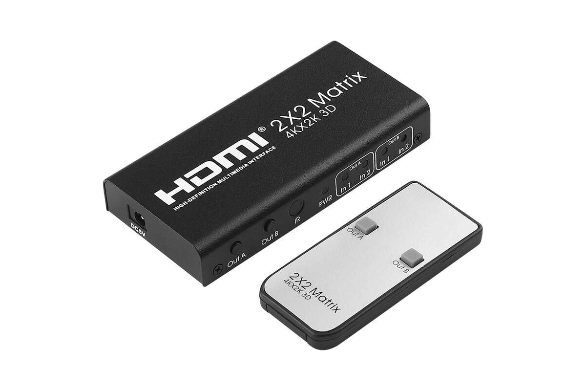 Матрица PALMEXX AYM22V14 2HDMI*2HDMI 4Kx2K/30Hz (2160P, HDMI 1.4b)  PX/AYM-22V14