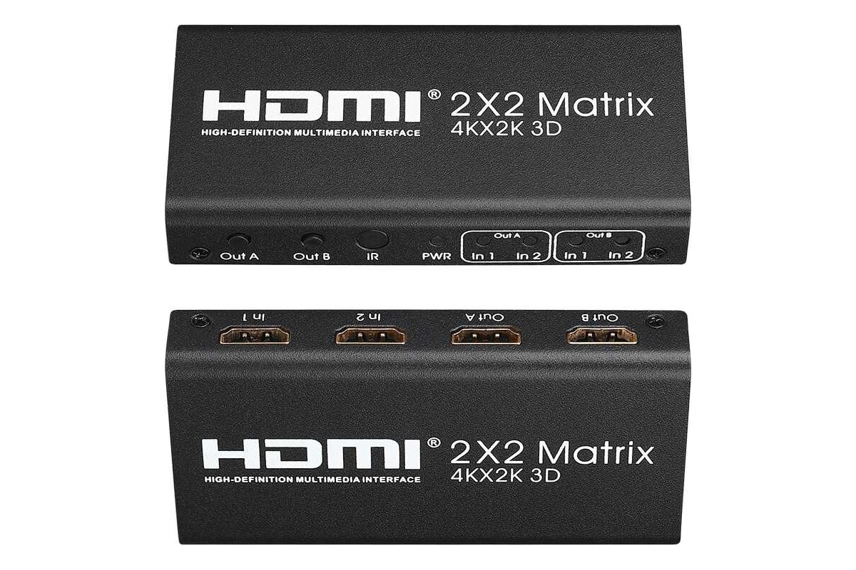 Матрица PALMEXX AYM22V14 2HDMI*2HDMI 4Kx2K/30Hz (2160P, HDMI 1.4b)  PX/AYM-22V14