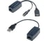 Удлинитель USB интерфейса по кабелю витой пары (CAT5 и выше) SC&T UE01 без БП (комплект: приемник + передатчик) sct0543 1
