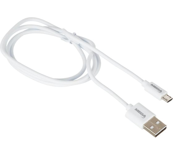 Кабель ProMega u152, 2,4a, 1м, usb - micro-usb, tpe, белый 1639347 1