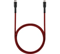 Кабель для зарядки смартфонов и других устройств STIMA type-c - lightning, красно-черный NC10-19