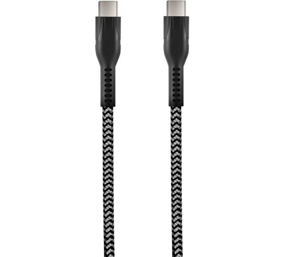 Кабель для зарядки смартфонов и других устройств STIMA type-c - type-c, серо-черный NC10-35
