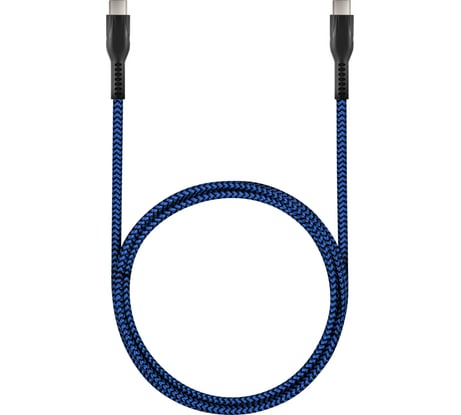 Кабель для зарядки смартфонов и других устройств STIMA type-c - type-c, сине-черный NC10-53